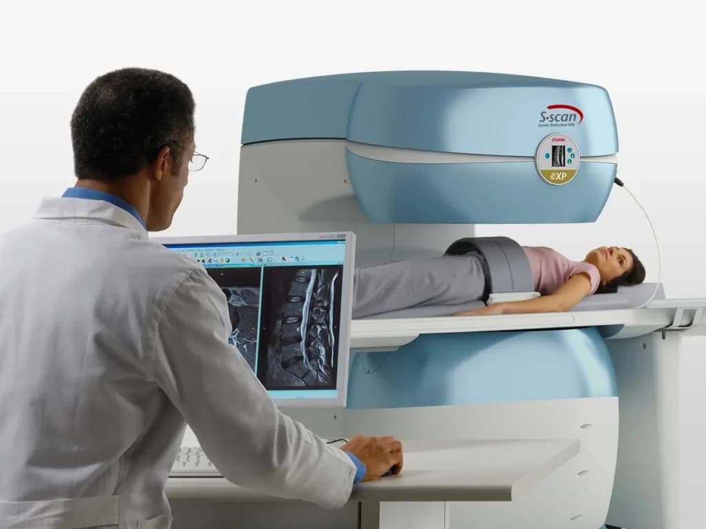 Open MRI scanner